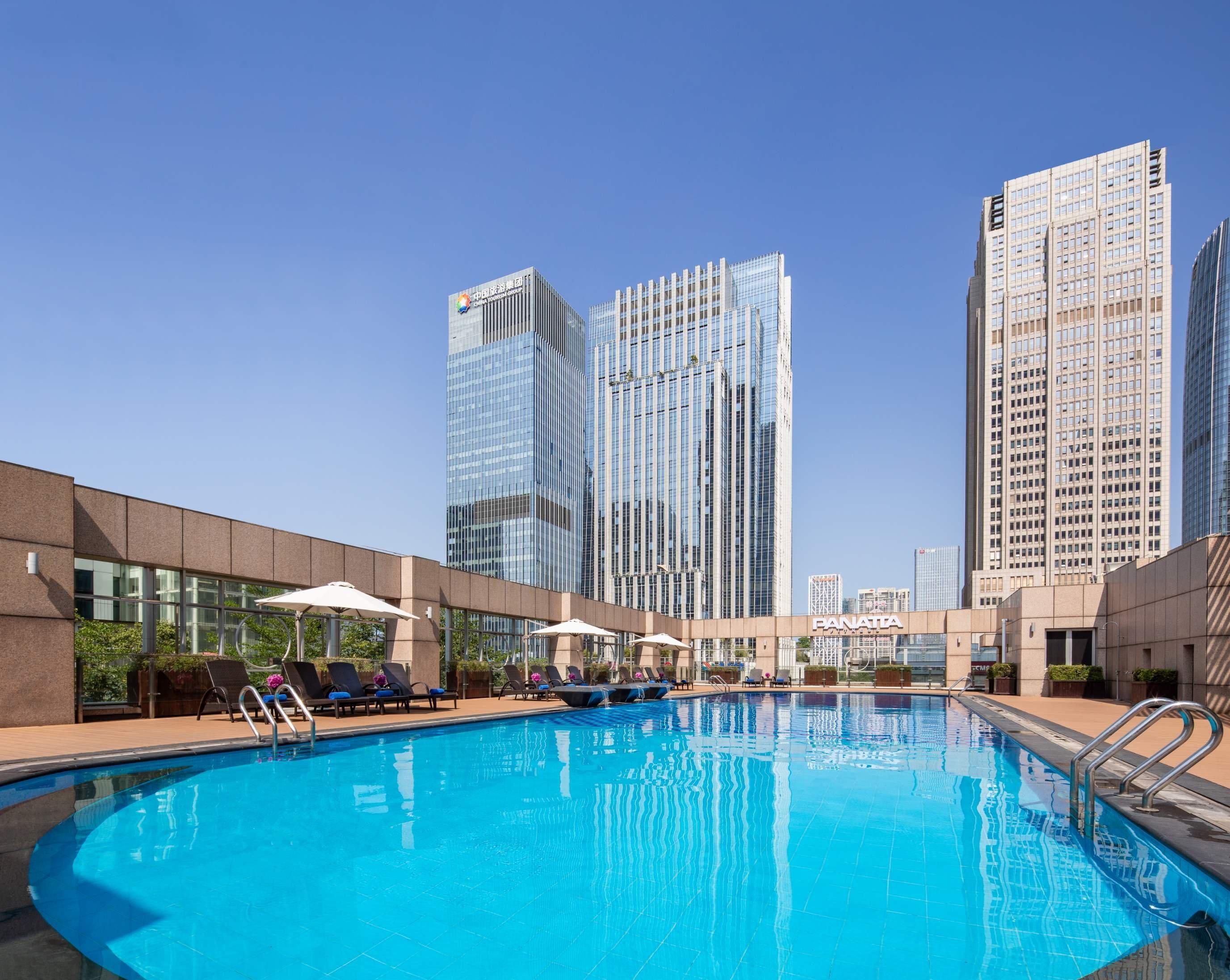 Crowne Plaza Shenzhen Futian, Near To Shenzhen Convention&Exhibition Centre, Shenzhen Stock Exchange And Shenzhen Civic Center, Outdoor Heated Pool Hotell Eksteriør bilde