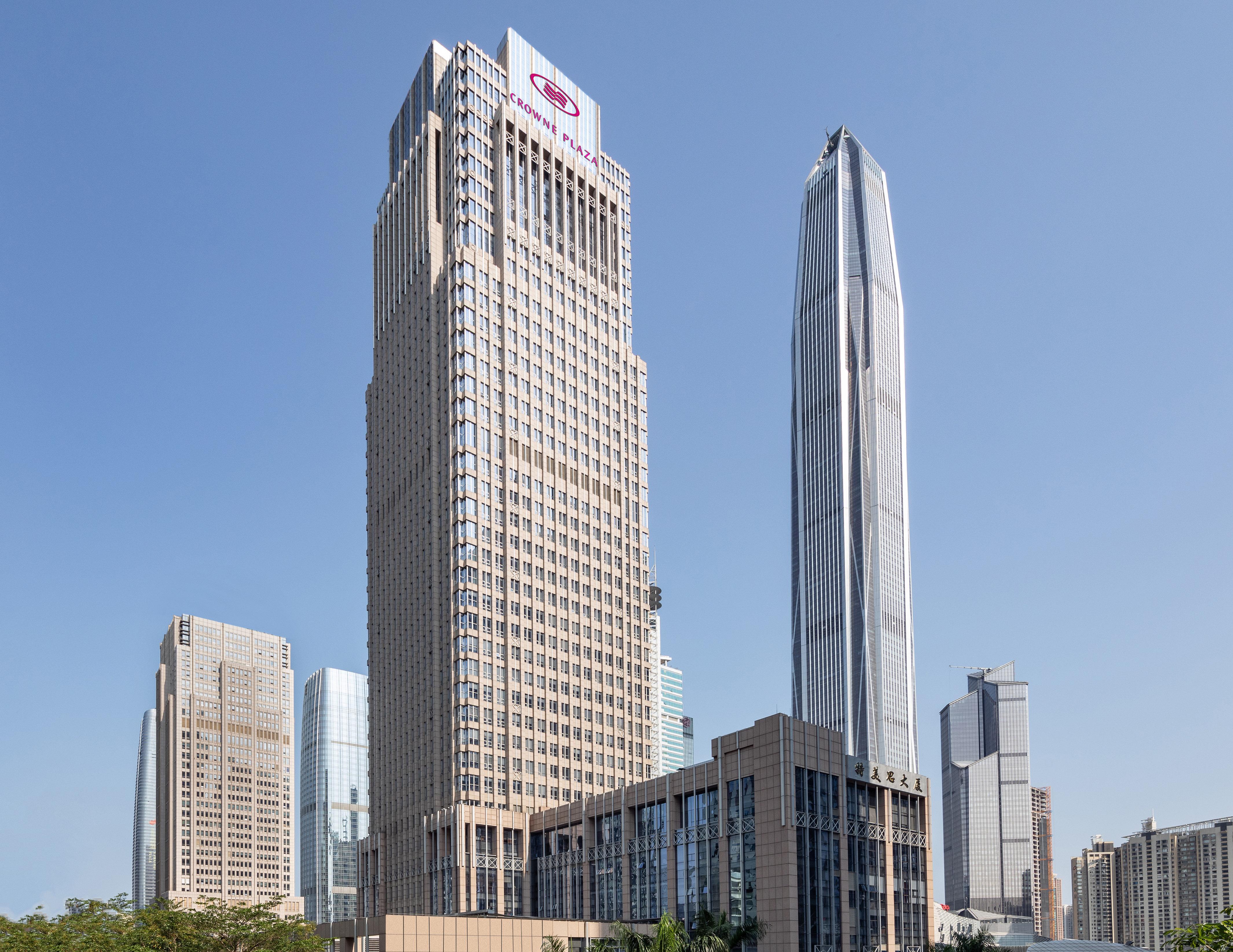 Crowne Plaza Shenzhen Futian, Near To Shenzhen Convention&Exhibition Centre, Shenzhen Stock Exchange And Shenzhen Civic Center, Outdoor Heated Pool Hotell Eksteriør bilde