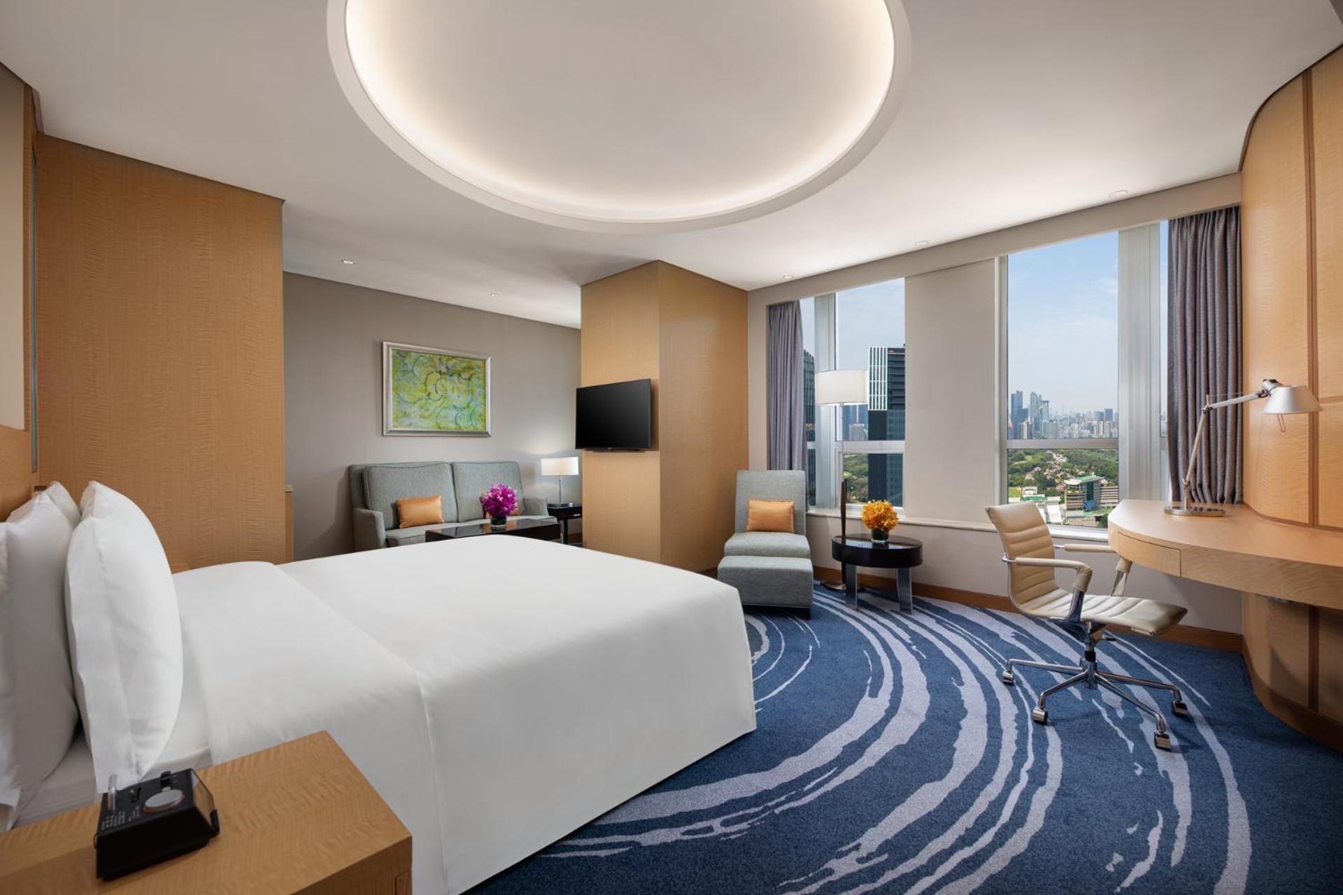 Crowne Plaza Shenzhen Futian, Near To Shenzhen Convention&Exhibition Centre, Shenzhen Stock Exchange And Shenzhen Civic Center, Outdoor Heated Pool Hotell Eksteriør bilde