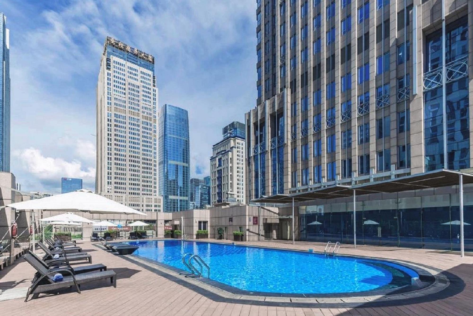 Crowne Plaza Shenzhen Futian, Near To Shenzhen Convention&Exhibition Centre, Shenzhen Stock Exchange And Shenzhen Civic Center, Outdoor Heated Pool Hotell Eksteriør bilde